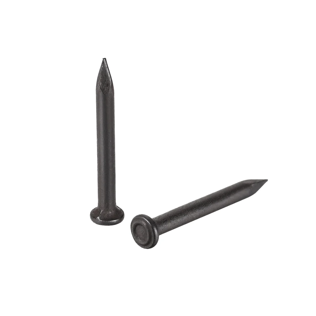 Hardware Nails Carbon Steel Point Tip Wall Cement Nail 20mm 0.8-inch Black 400pcs