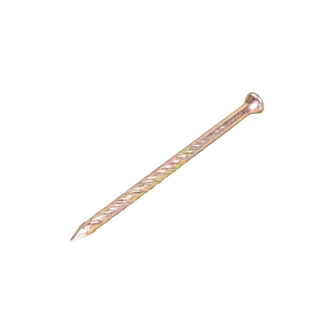 Spiral Deck Nails Carbon Steel Nail Spiral Shank 53mmx2.5mm(LxD) , 100 Pcs