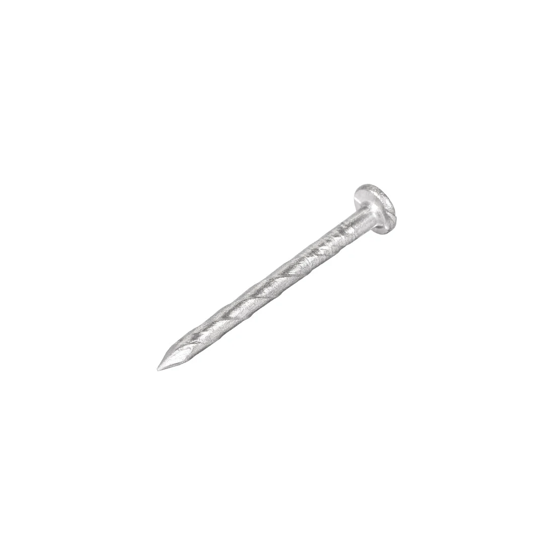 Spiral Deck Nails Stainless Steel Nail Spiral Shank 27mmx2mm(LxD) , 100 Pcs