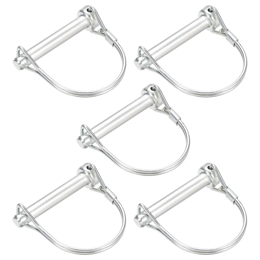 Shaft Locking Pin 8mmx50mm Coupler Pin for Farm Trailers Lawn Arch 5Pcs