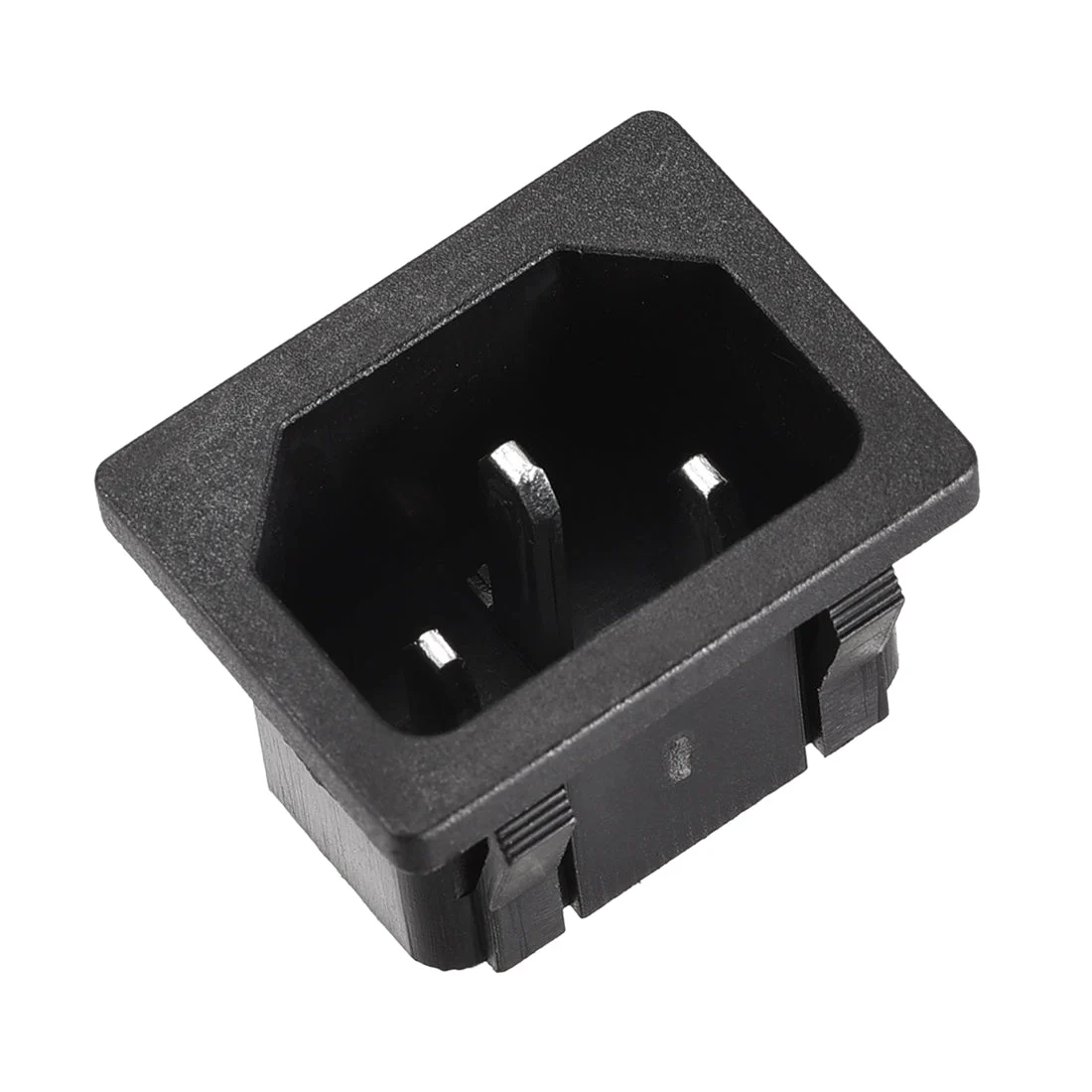 Uxcell C14 Inlet Power Socket Connector Plug Industrial Socket Plug IEC320 AC250V 10A 1 Set