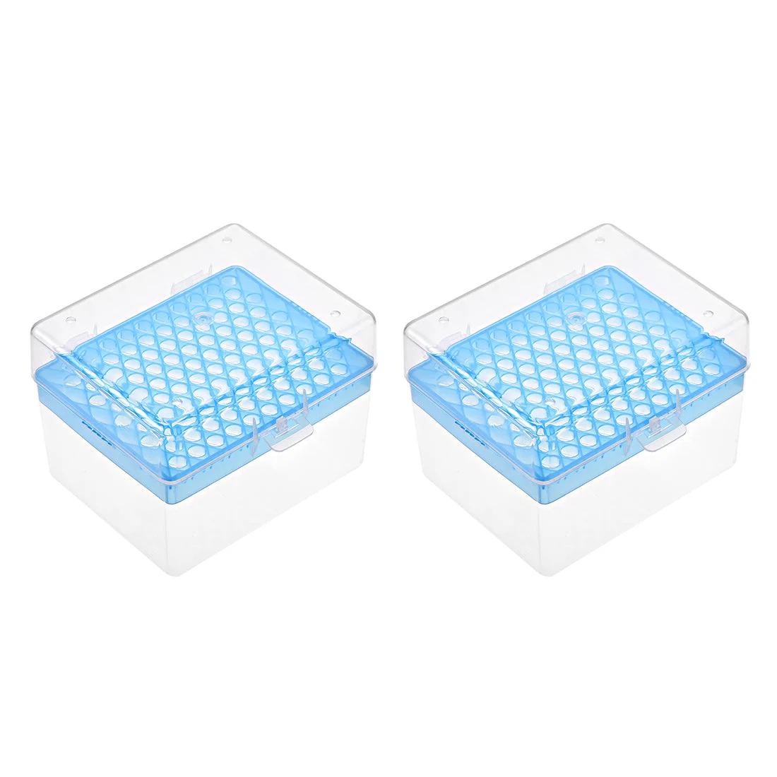 Pipette Tips Box 1ml/1000ul 100-Well Tip Holder Polypropylene 8.5mm Dia 2Pcs