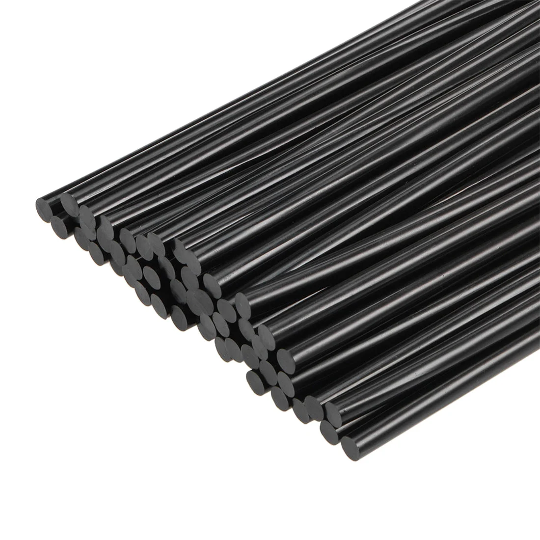 Uxcell Mini Hot Glue Gun Sticks 4-inch x 0.27-inch for Glue Guns, Black 50pcs