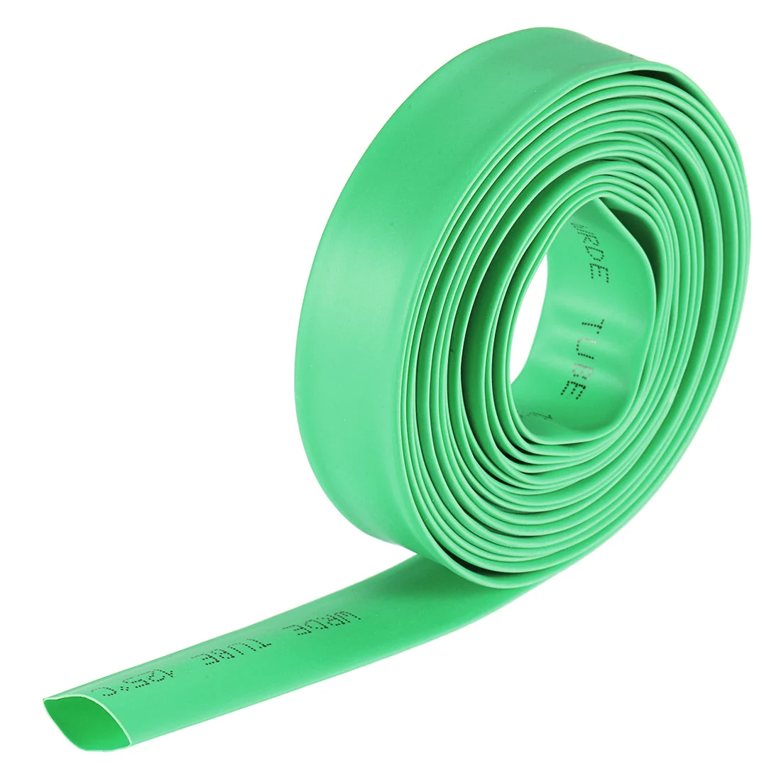Heat Shrink Tubing 2:1 rate 10mm Dia 17mm Flat Width 10ft Green