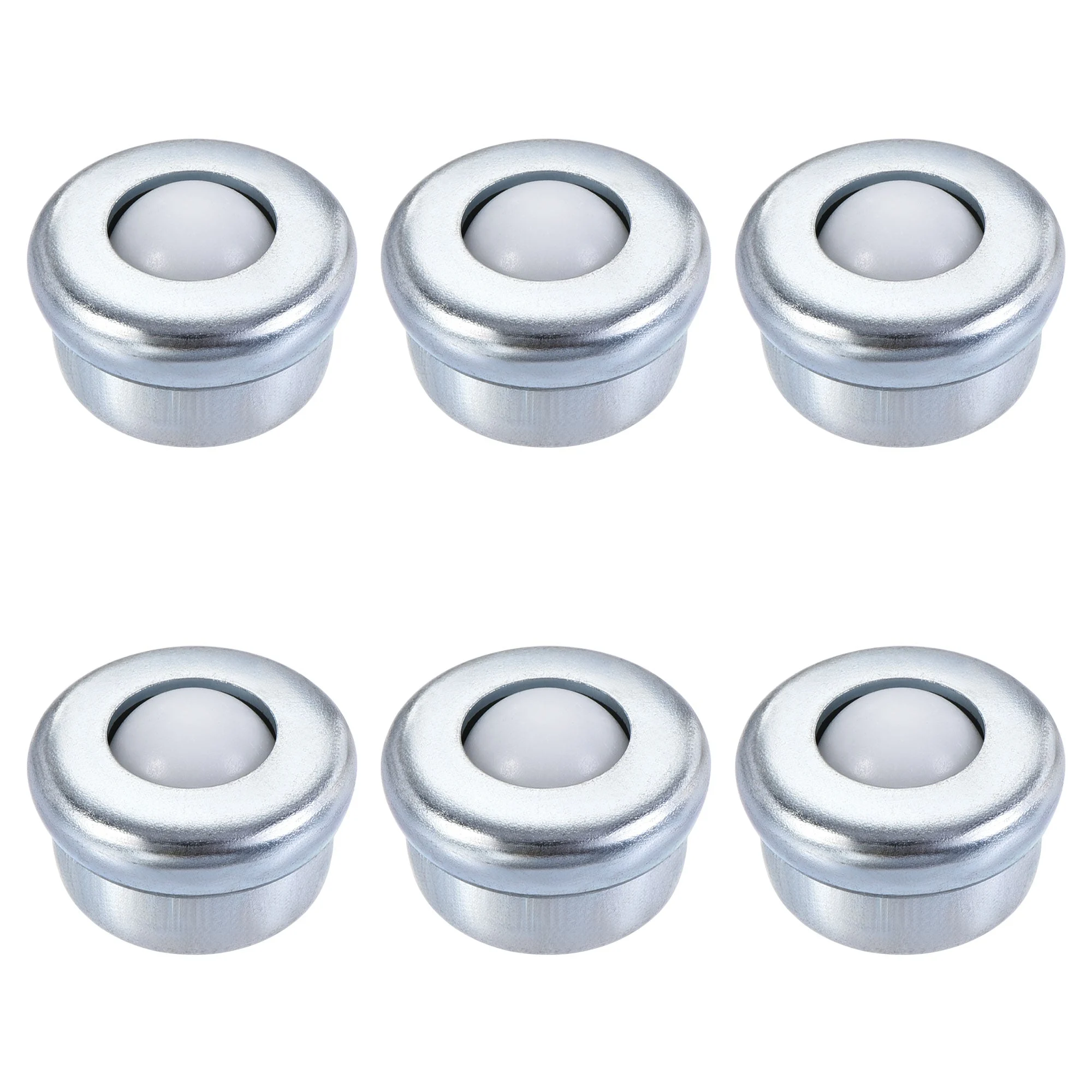 Ball Transfer Bearing Unit 8mm 6.6Lbs Nylon Drop-in Type for Transmission 6pcs