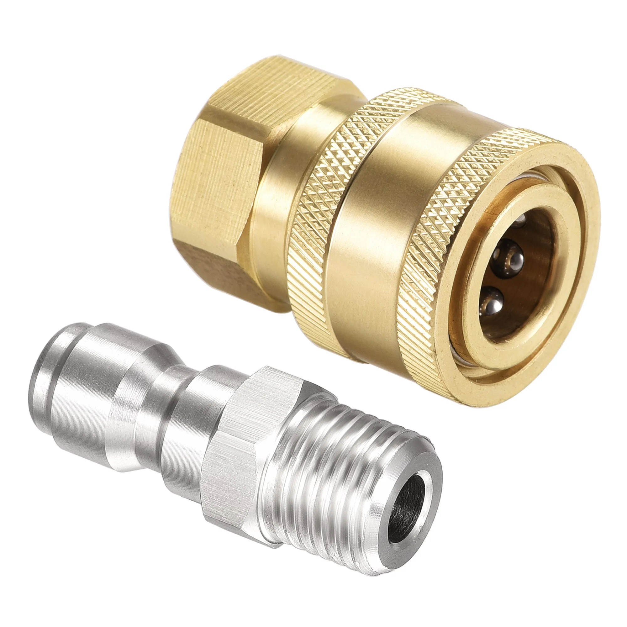 Brass Quick Connect Set G1/4 Male & Female Thread