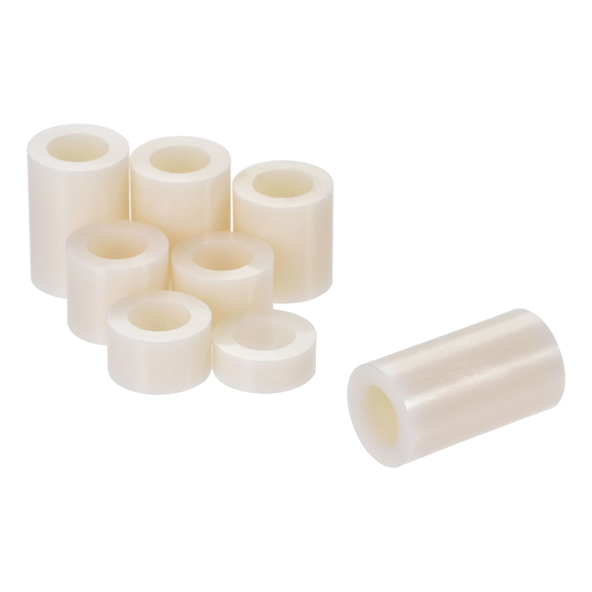 ABS Round Spacer Assortment Kit ID 8.2mm OD 14mm for M8 Screws 8 Sizes 160pcs