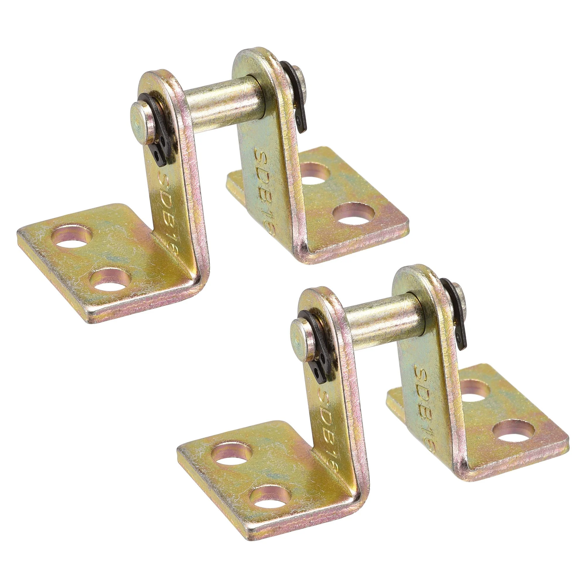 Uxcell Air Cylinder Rod Clevis Mounting Bracket 4 Bolt Holes MA/MAL Pneumatic Parts for 16mm Cylinder Bore, 2pcs