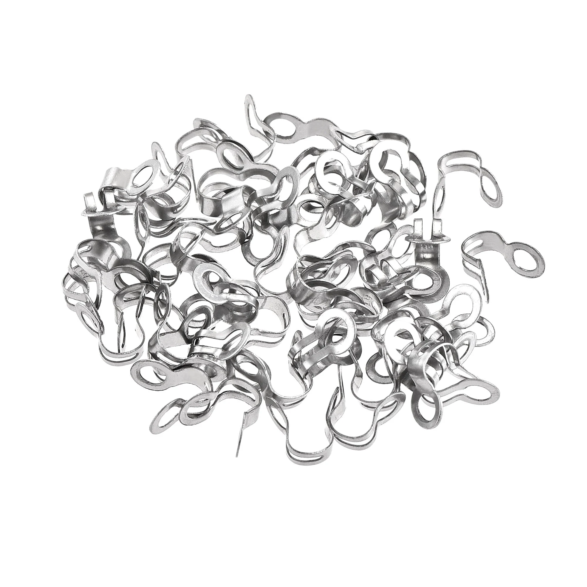 Uxcell Ball Chain Connector 2mm 2.4mm Double Ring Style Stainless Steel Link 50pack