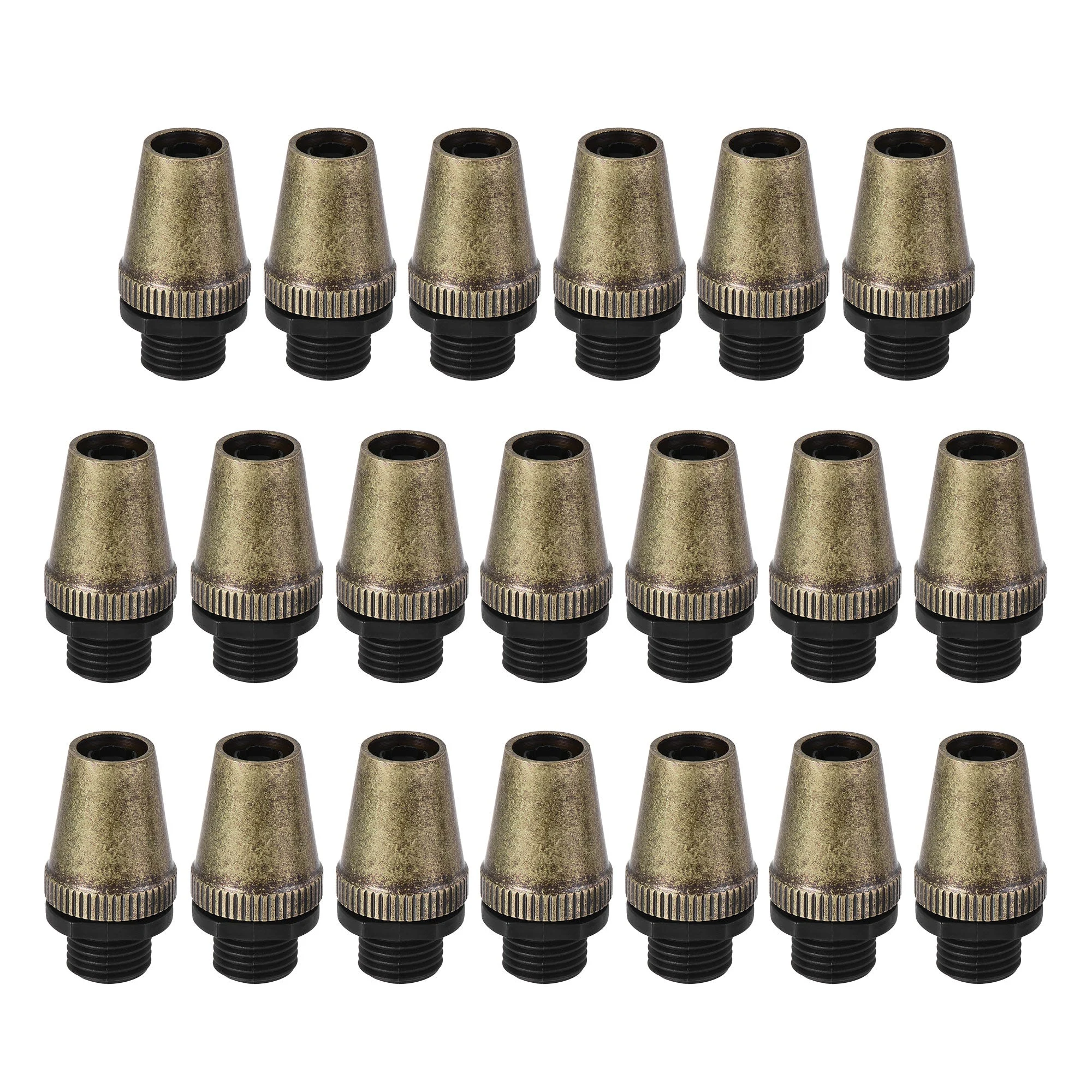 Cable Glands Strain Cord Grips Metal Bronze 20PC for Wiring Hanging Lamp