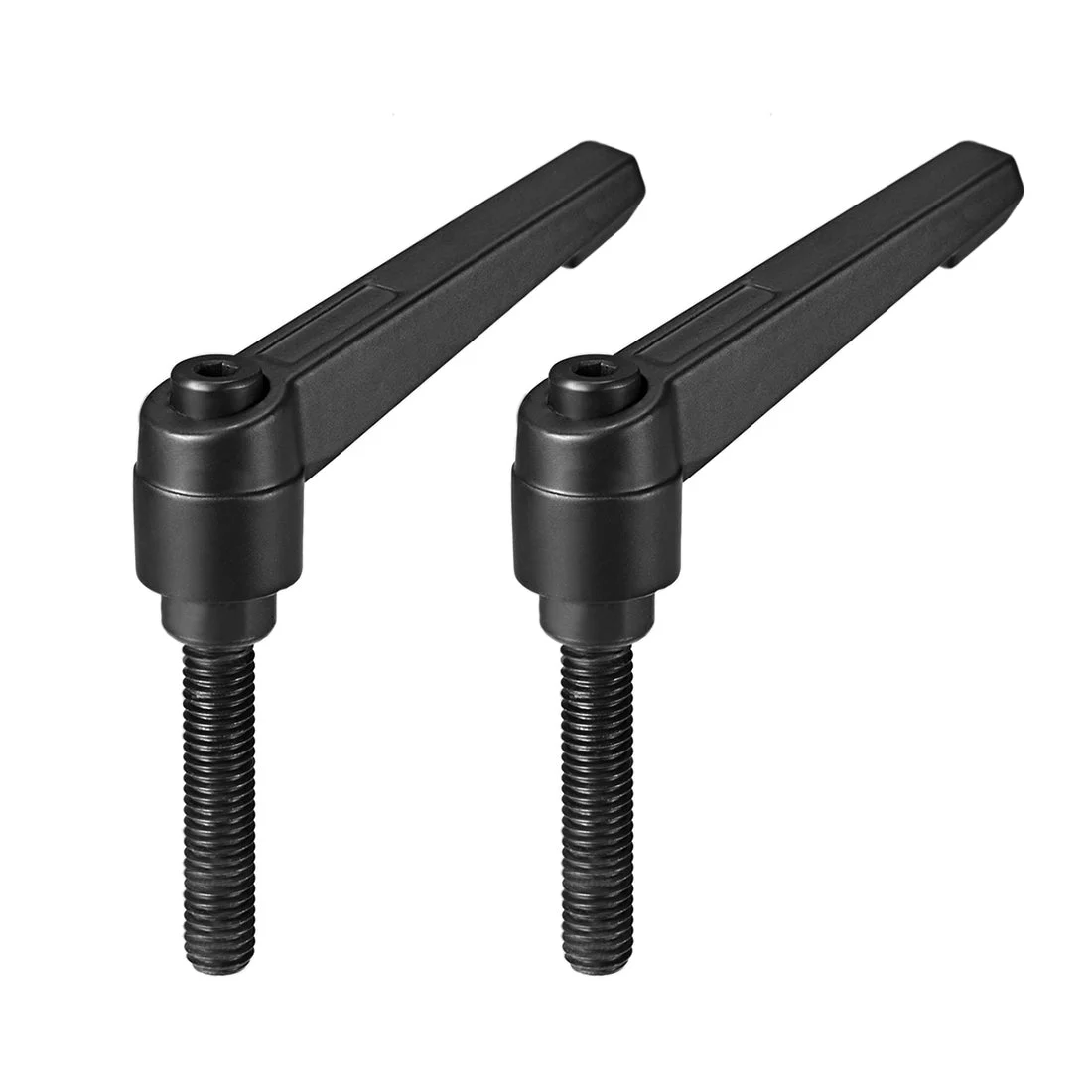 Uxcell Handles Adjustable Clamping Lever Push Button Ratchet Male Threaded Stud 2Pack