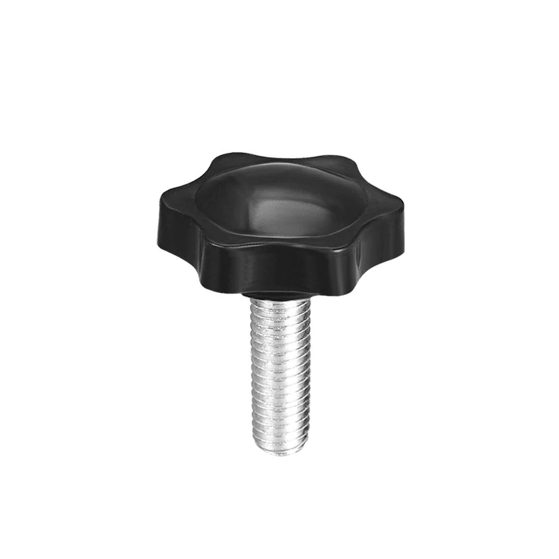 Uxcell Clamping Screw Knob, Plum Hex Shaped Grips Star Knob Male Thread
