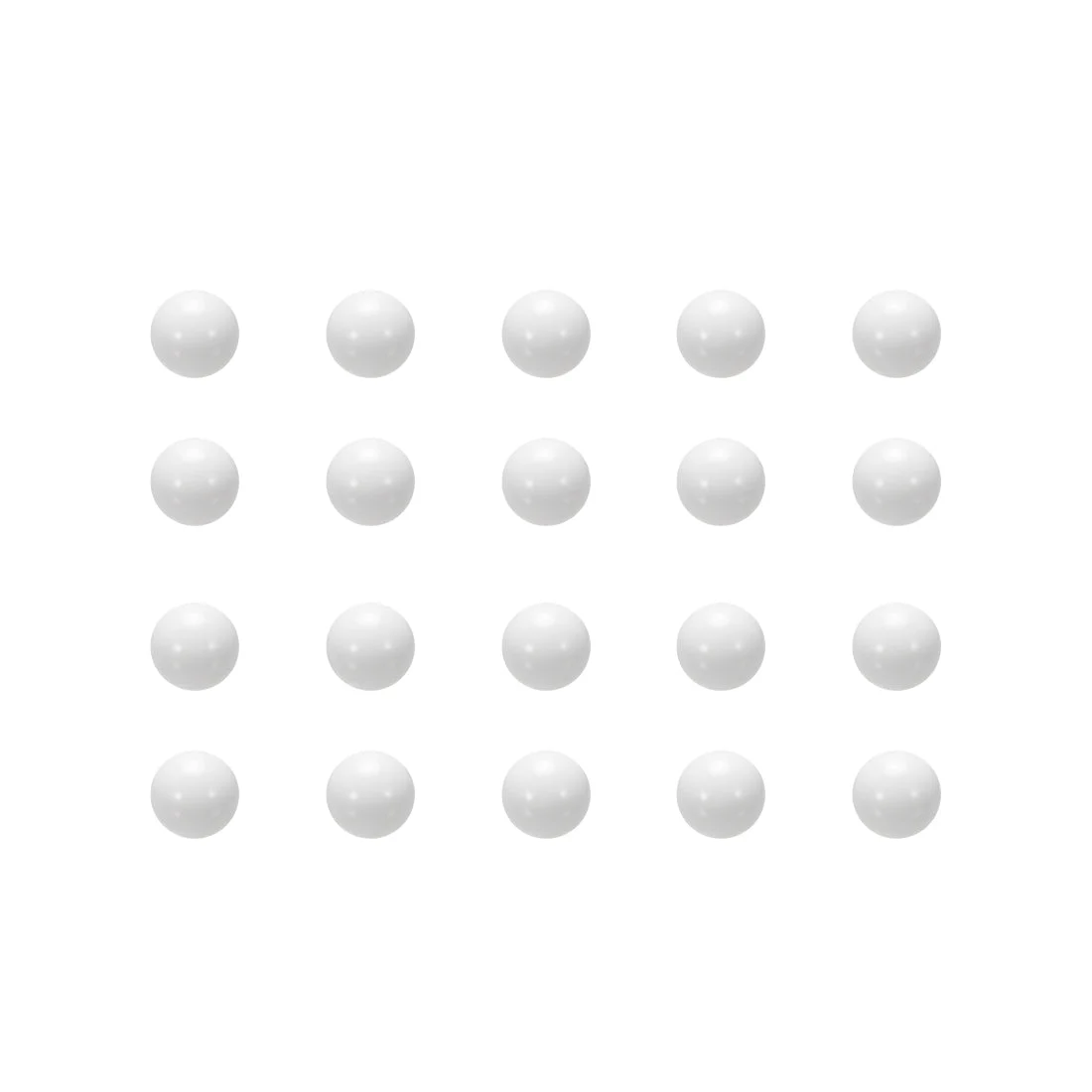 Uxcell 3/8-inch POM Coin Ring Making Balls, Plastic Bearing Ball 50pcs