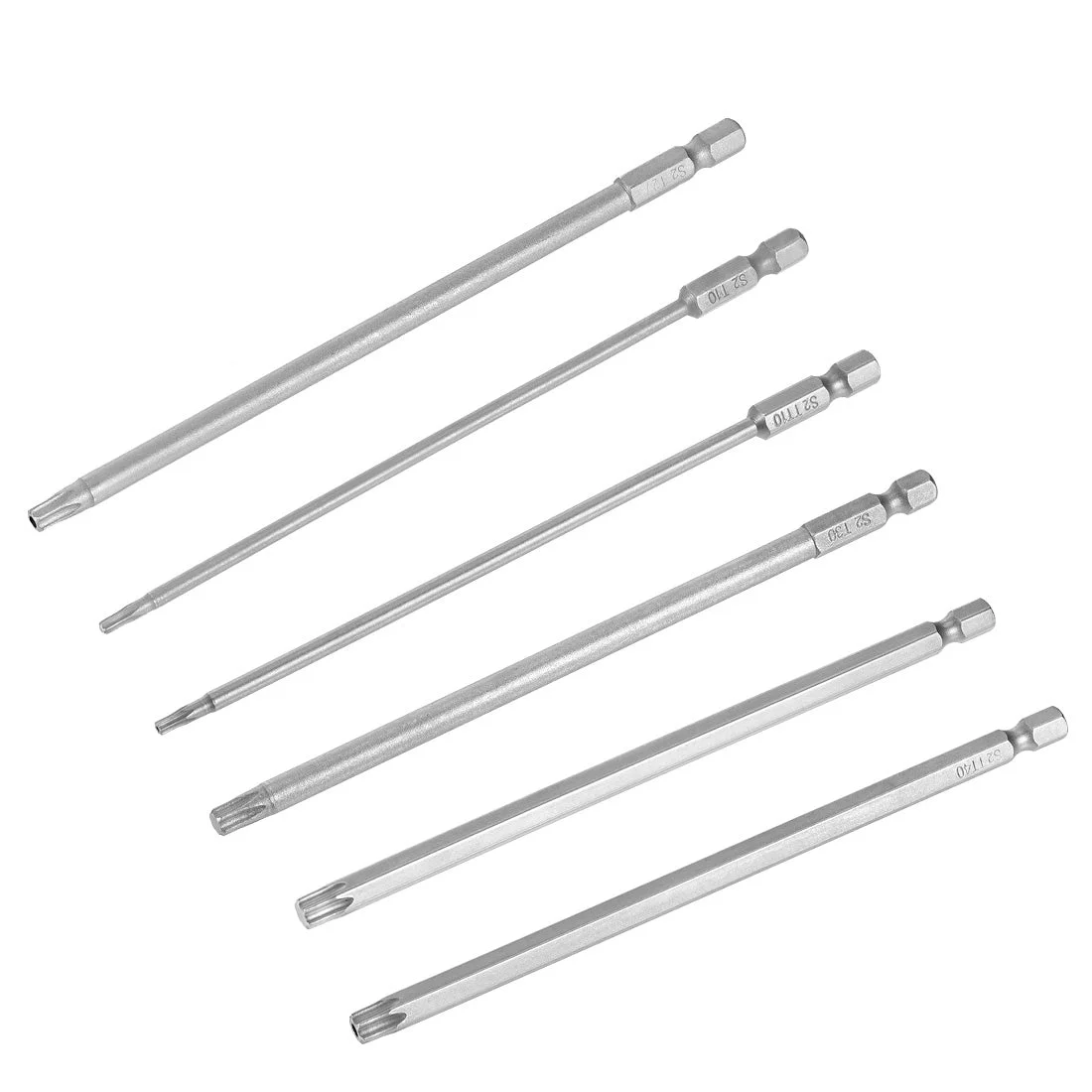 Uxcell Magnetic Torx Screwdriver Bits, Hex Shank S2 Power Tool