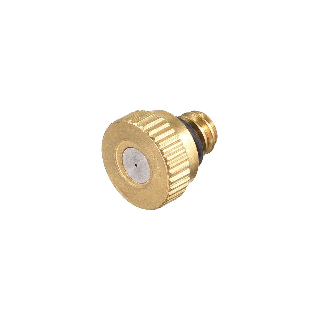 Uxcell Brass Misting Nozzle - 10/24 UNC 0.6mm Orifice Dia Replacement Heads for Outdoor Cooling System