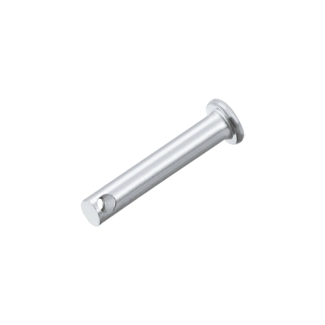 Uxcell Single Hole Clevis Pins - Flat Head Zinc-Plating Solid Steel Link Hinge Pin 30Pcs