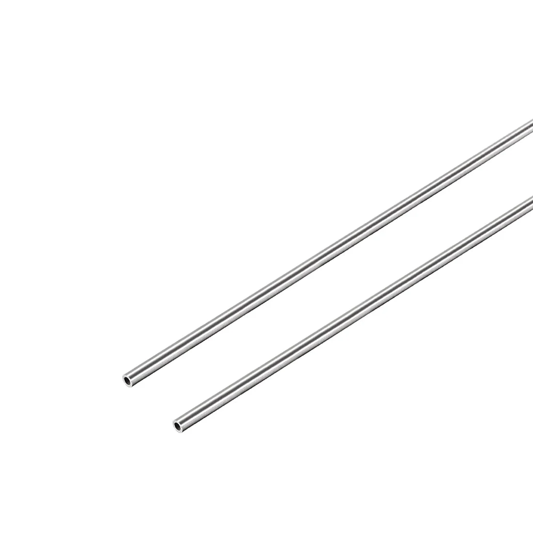 Uxcell 304 Stainless Steel Round Tubing 5mm OD 1mm Wall Thickness 250mm Length Seamless Straight Pipe Tube 2 Pcs
