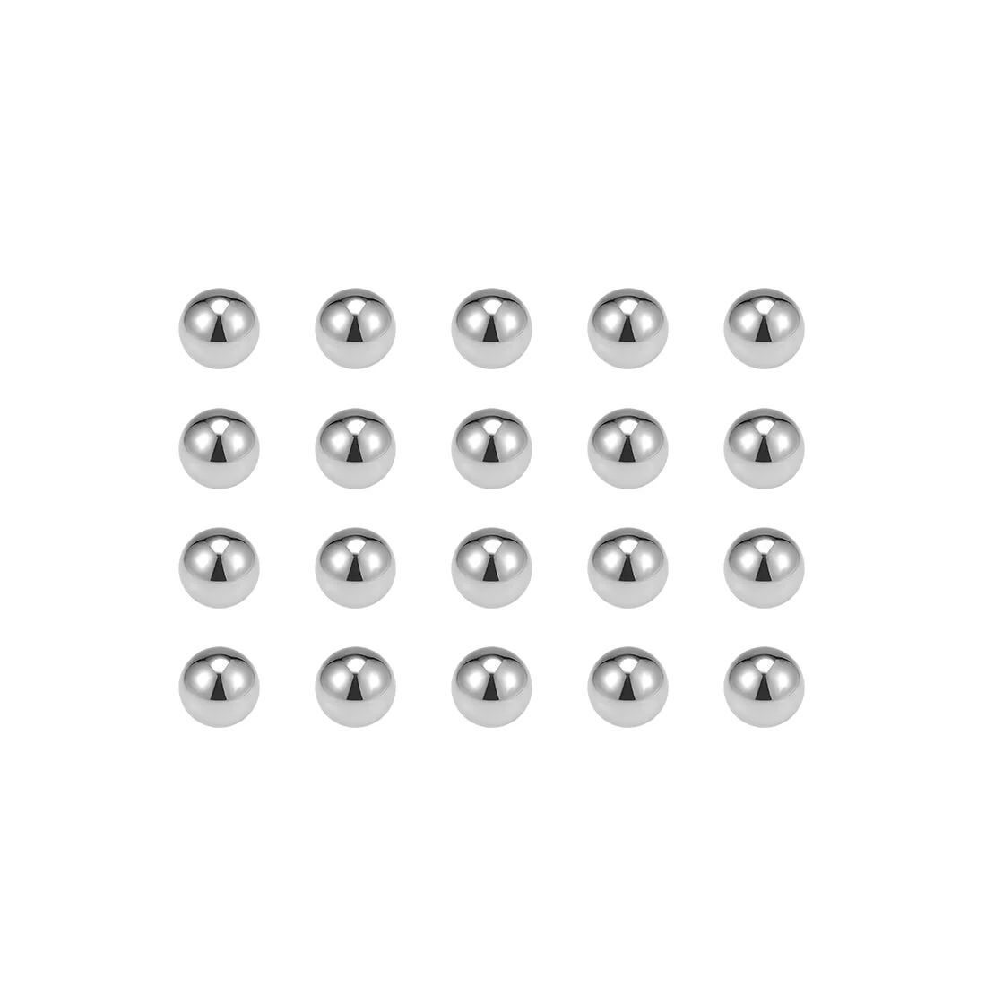 Uxcell Precision Balls 3/16" Solid Chrome Steel G25 for Ball Bearing Wheel 50pcs