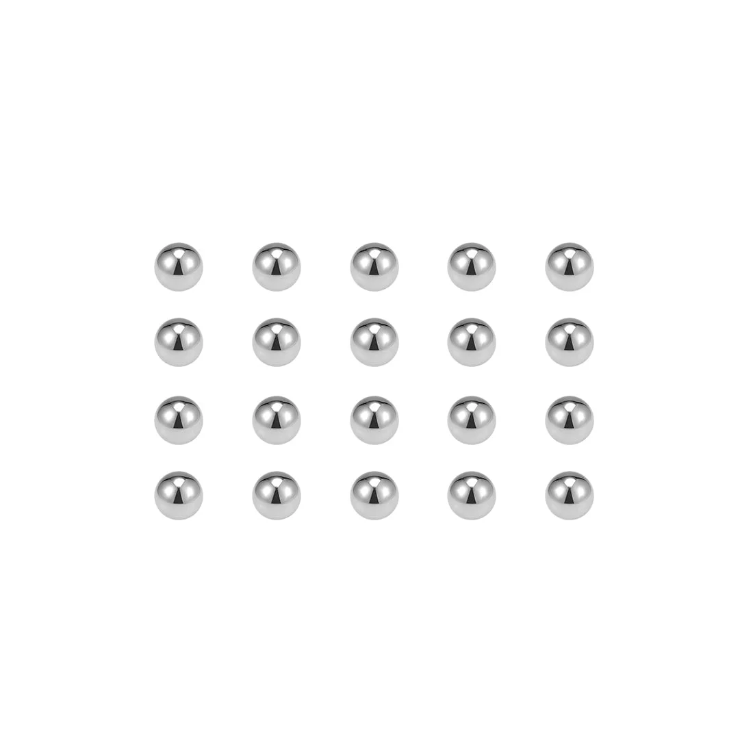 Uxcell Precision Balls 5/32" Solid Chrome Steel G25 for Ball Bearing Wheel 500pcs