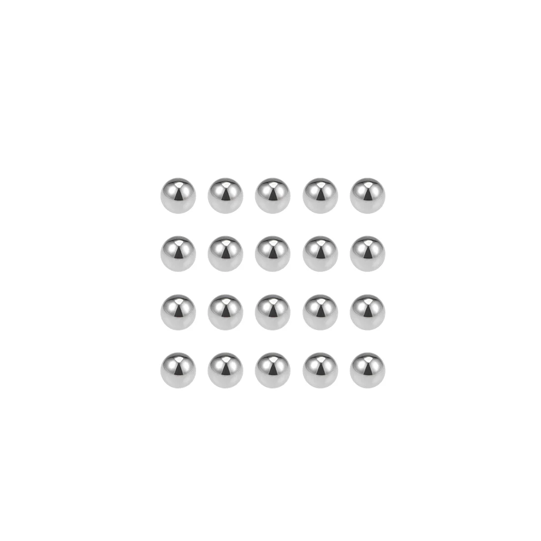 Uxcell Precision Balls 1/8" Solid Chrome Steel G25 for Ball Bearing Wheel 200pcs