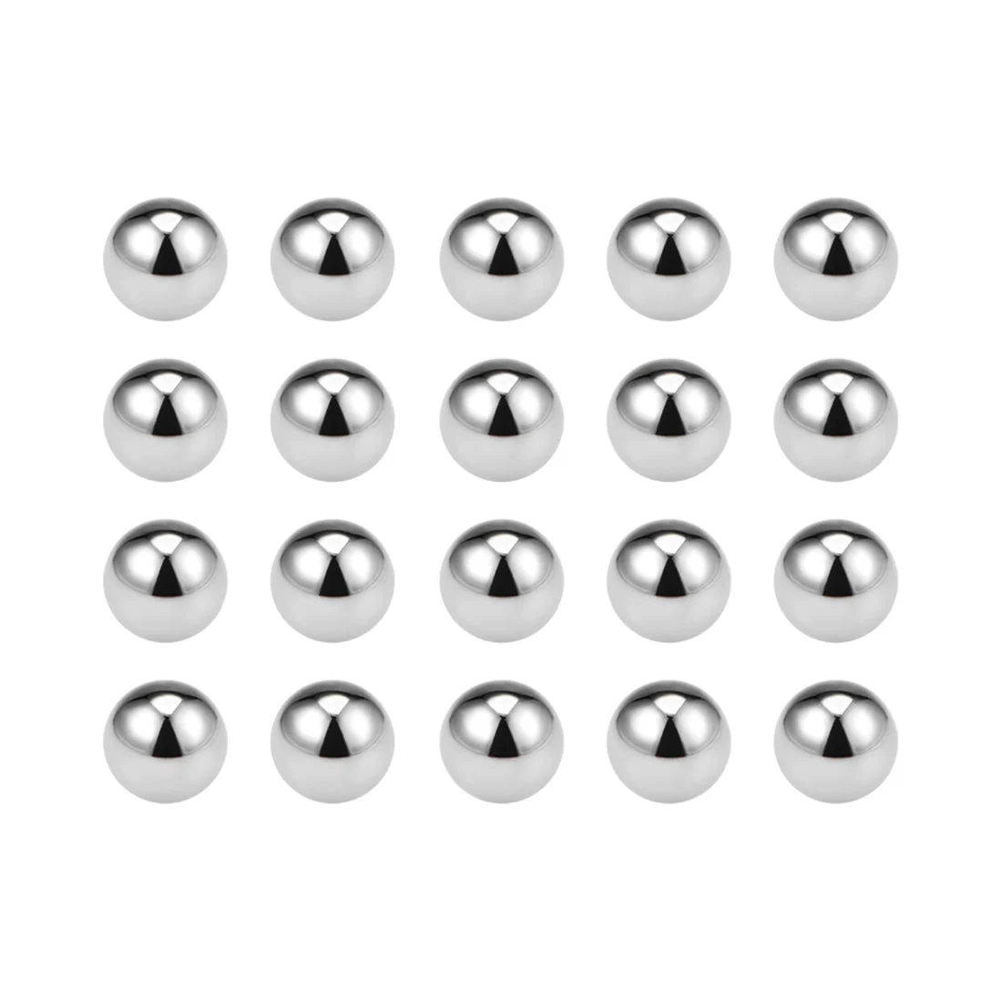 Uxcell Precision Balls 2.8mm Solid Chrome Steel G10 for Ball Bearing Bike Bicycle Keychain Wheel 25pcs