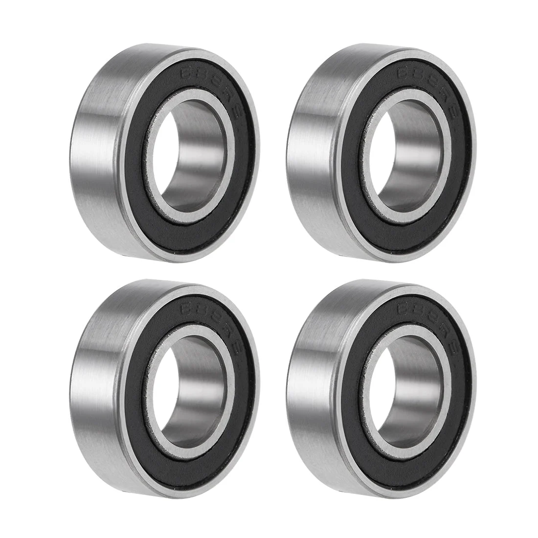 Uxcell Deep Groove Ball Bearing Metric Double Seal Chrome Steel ABEC1 Z2