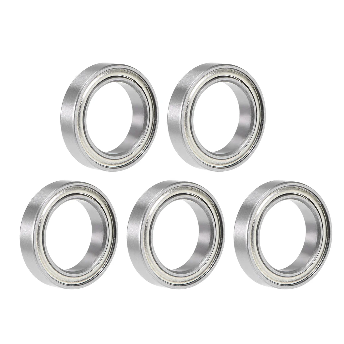 Uxcell Deep Groove Ball Bearing Metric Double Shield Chrome Steel ABEC1 Z1