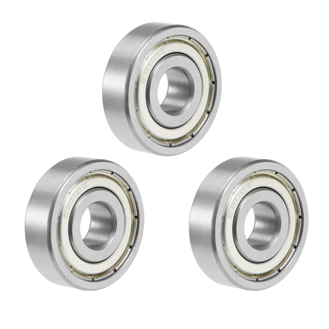 Uxcell Deep Groove Ball Bearings Metric Double Shielded Chrome Steel P0 Z1 Level