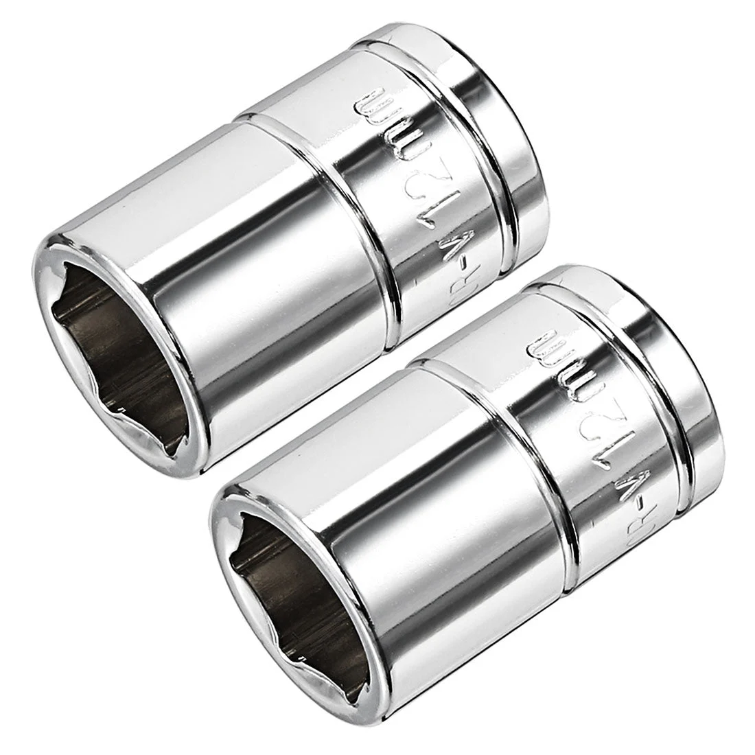 Uxcell Drive 6-Point Shallow Socket, Metric, Cr-V