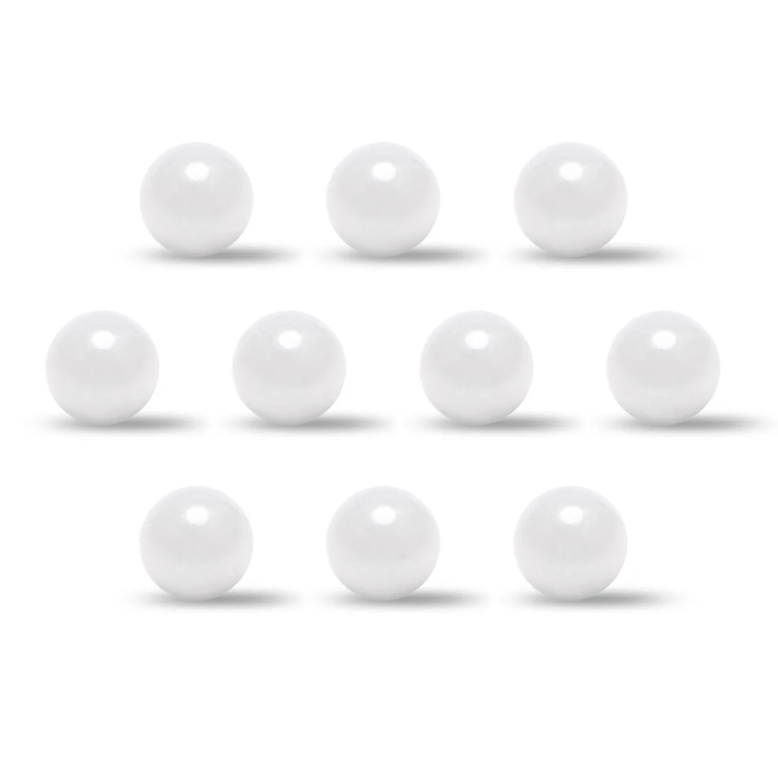 Uxcell 5mm Ceramic Bearing Balls, ZRO2 Zirconium Oxide Ball G5 Precision 10pcs