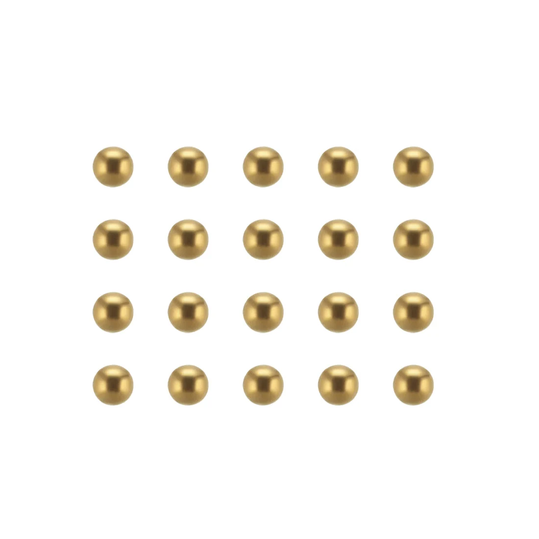 Uxcell 2mm Precision Solid Brass Bearing Balls 100pcs