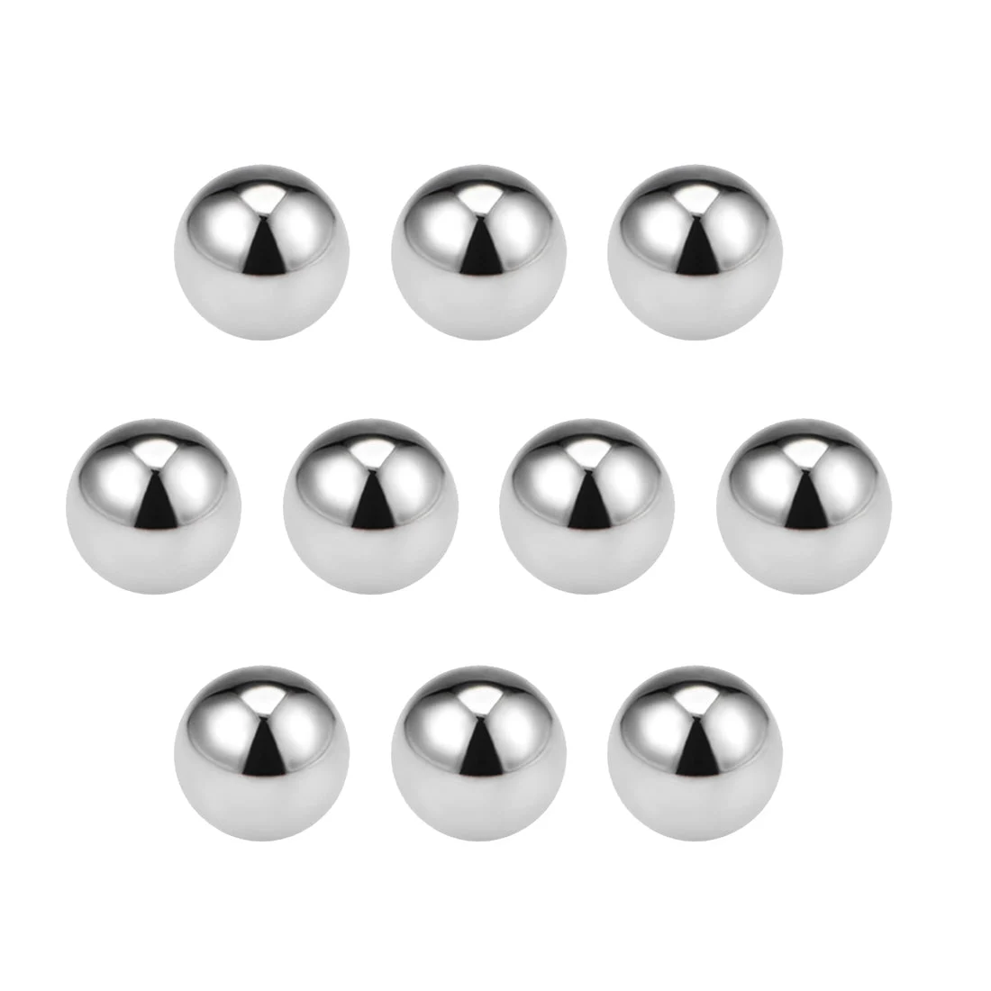 Uxcell Precision Balls 11mm Solid Chrome Steel G10 for Ball Bearing Wheel 10pcs