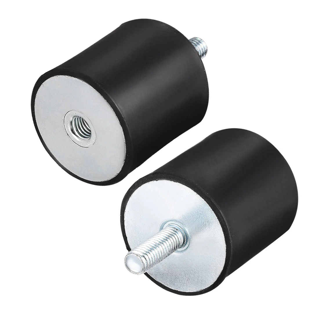 Uxcell Thread Male Female Rubber Mounts Vibration Isolators, pcs
