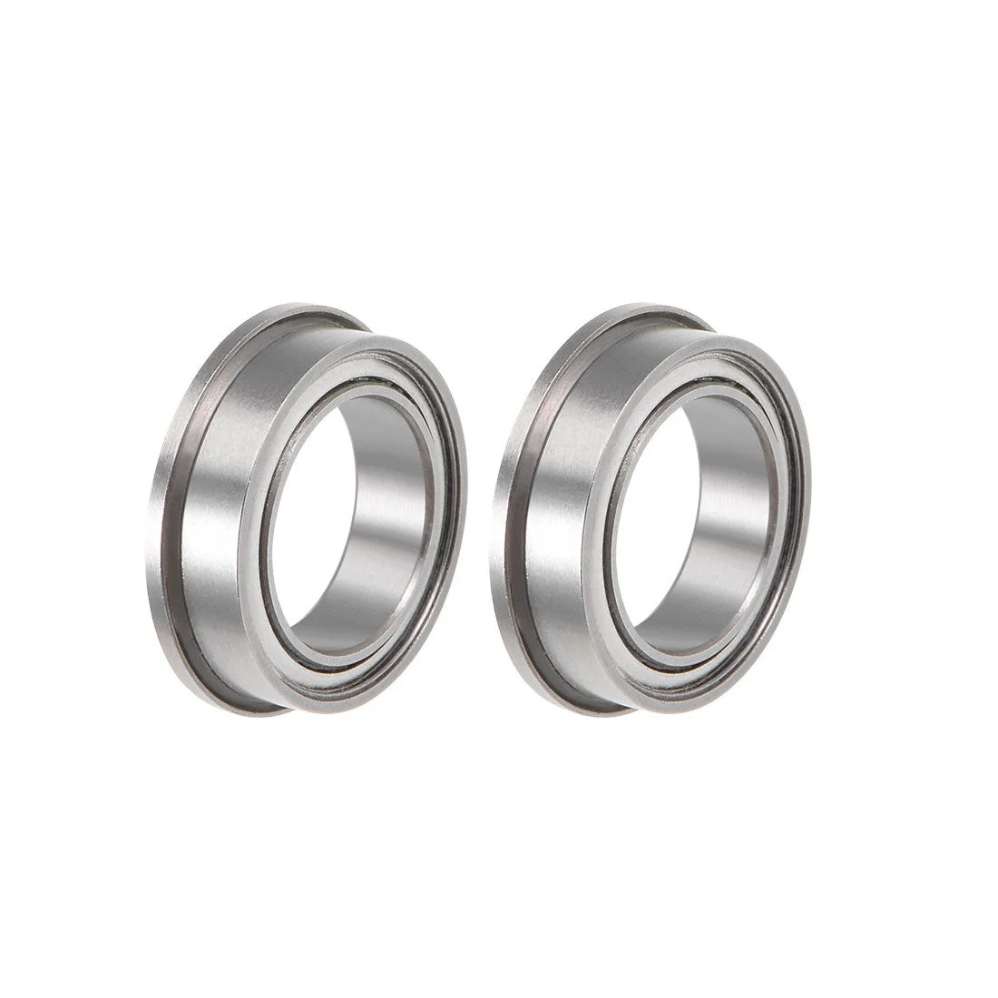 Uxcell Flanged Ball Bearings Shielded Chrome Steel Bearings