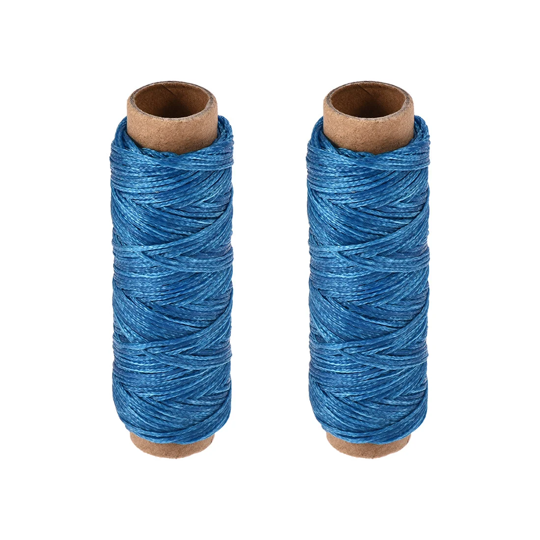 Uxcell 2pcs Leather Sewing Thread 33 Yards 150D/1mm Waxed Flat Cord (Army Green)