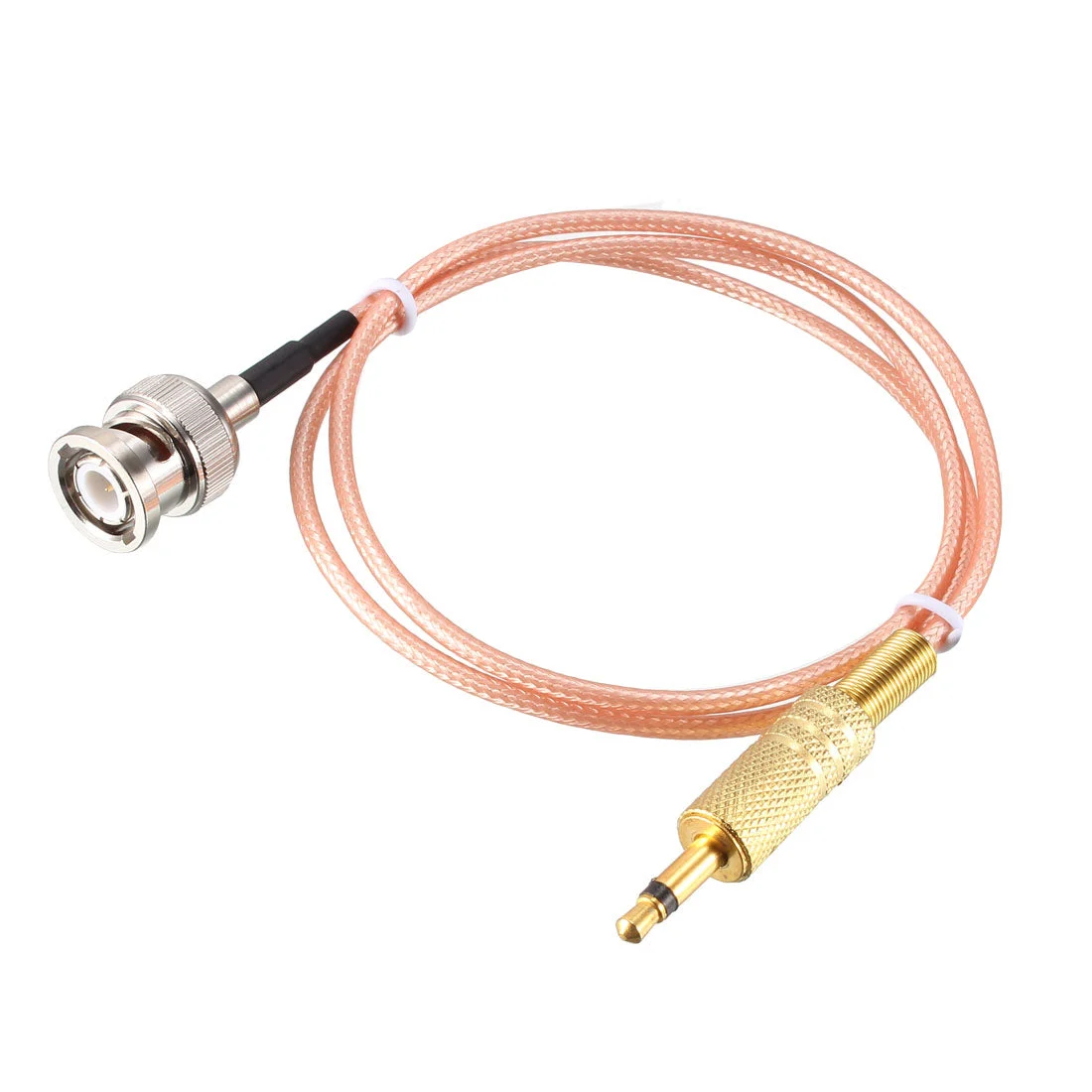 Uxcell BNC Male to 3.5mm (1/8") Male Coaxial Power Audio Cable Jumper Cable