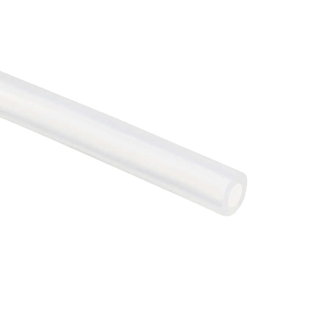 Uxcell Silicone Tube, 5mm ID, 10mm OD, 6.56', Flexible Silicone Rubber Tubing, Water Air Hose Pipe, Translucent, for Pump Transfer