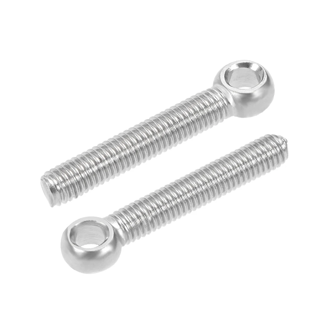 Uxcell M x mm 304 Stainless Steel Machine Shoulder Eye Bolt Rigging 5pcs