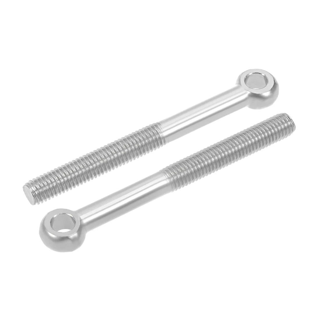Uxcell M12 x 120mm 304 Stainless Steel Machine Shoulder Lift Eye Bolt Rigging 4pcs