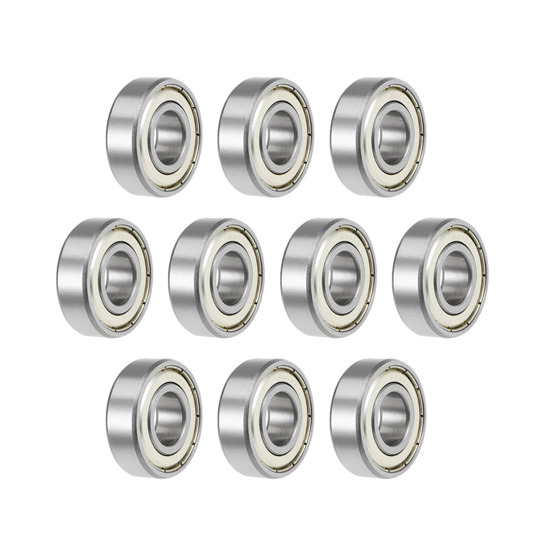 Uxcell Deep Groove Ball Bearings Metric Double Shielded High Carbon Steel Z2 Level
