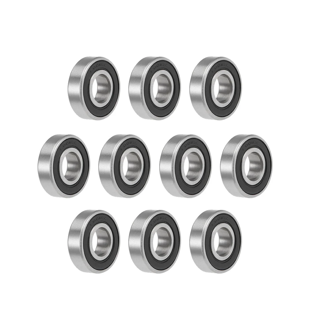 Uxcell Deep Groove Ball Bearings Metric Double Seal High Carbon Steel Z2