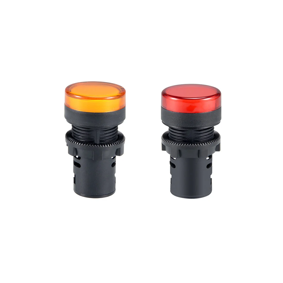 Uxcell Signal Lights AC/DC 24V, Flush Panel Mount 7/8" 22mm, 6Pcs