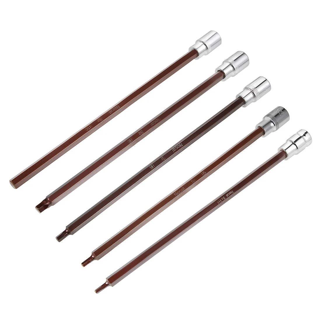 Uxcell Extra Long Hex Bit Socket, Metric, S2 & Cr-V Steel