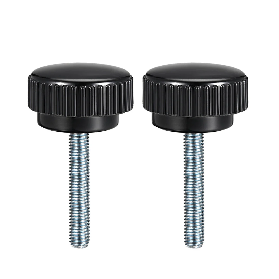 Uxcell Male Thread Knurled Clamping Knobs Grip Thumb Screw on Type 2 Pcs