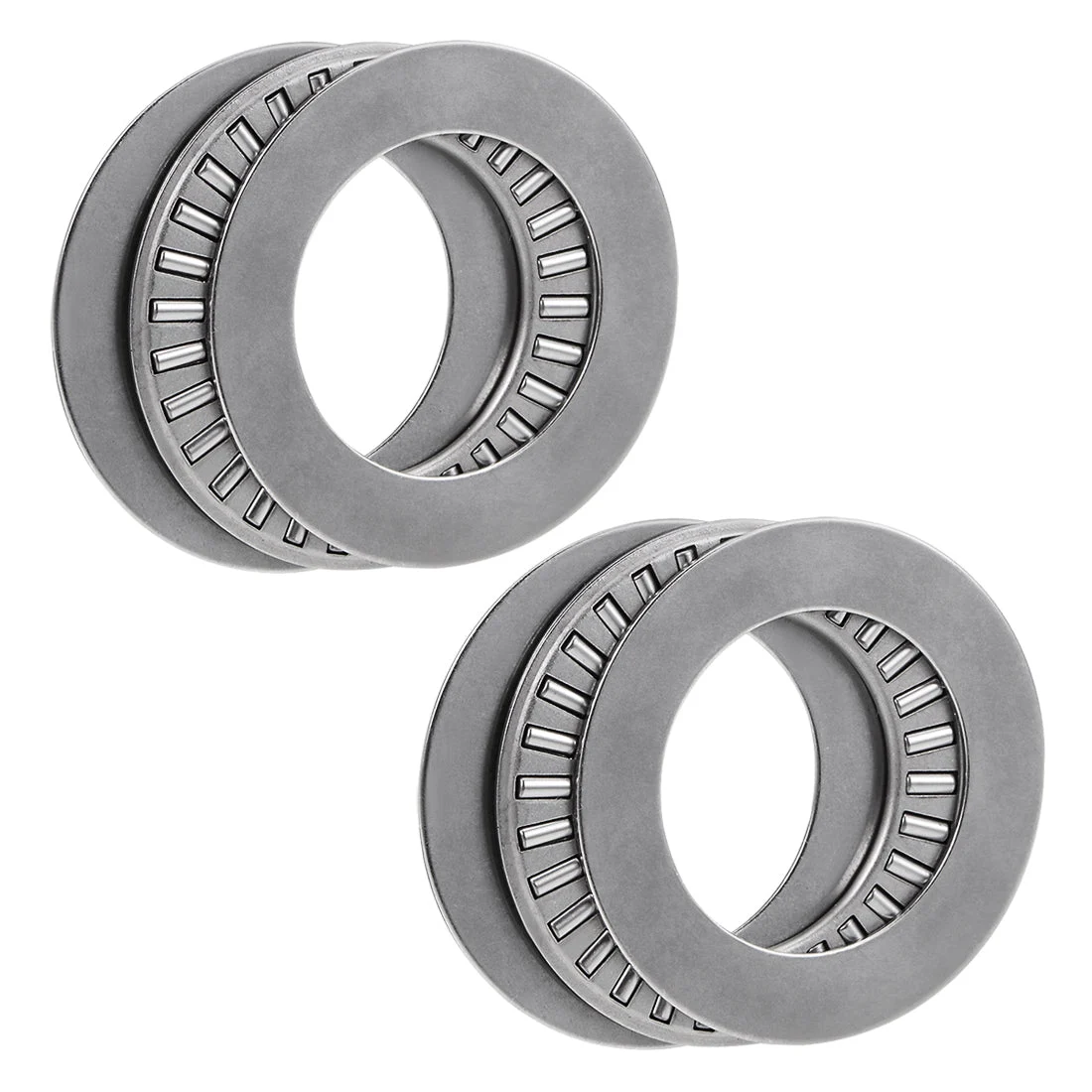 Uxcell Thrust Needle Roller Bearings with Washers Bearing Chrome Steel