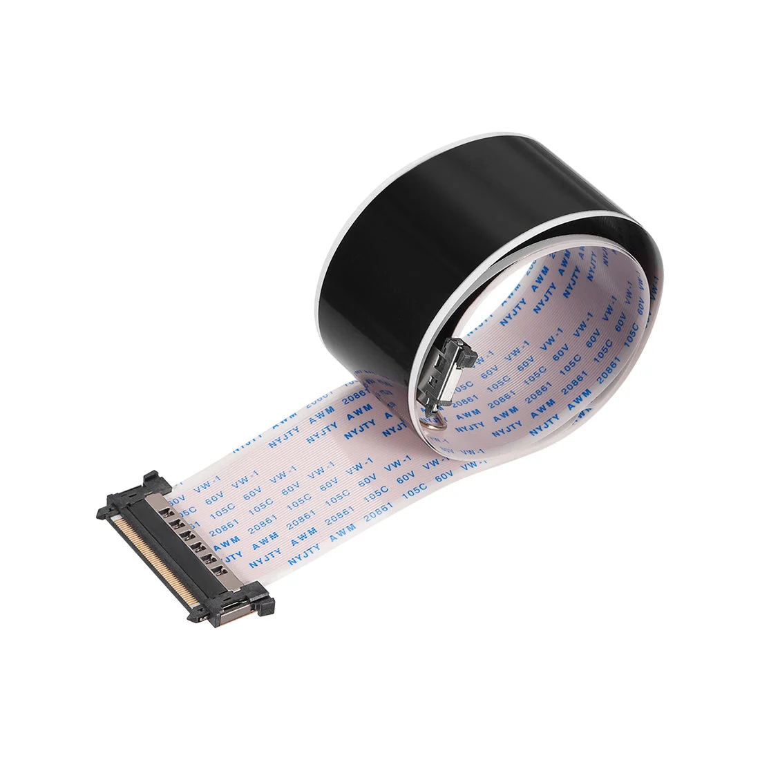 Uxcell Flexible Flat Cable, 41 Pins 0.5mm Pitch 500mm FPC FFC Flexible Ribbon Cable for LCD TV Car Audio DVD Player Laptop (A Type)