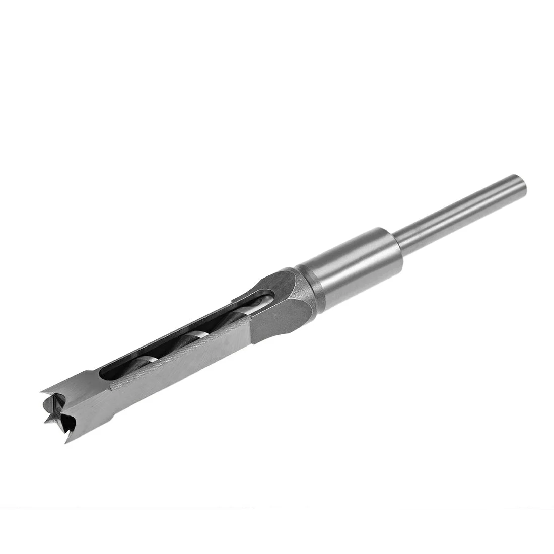 Uxcell Square Hole Drill Bit for Wood Hollow Chisel Mortiser Auger Spur Cutter Tool, High Carbon Steel for Woodworking Carpentry