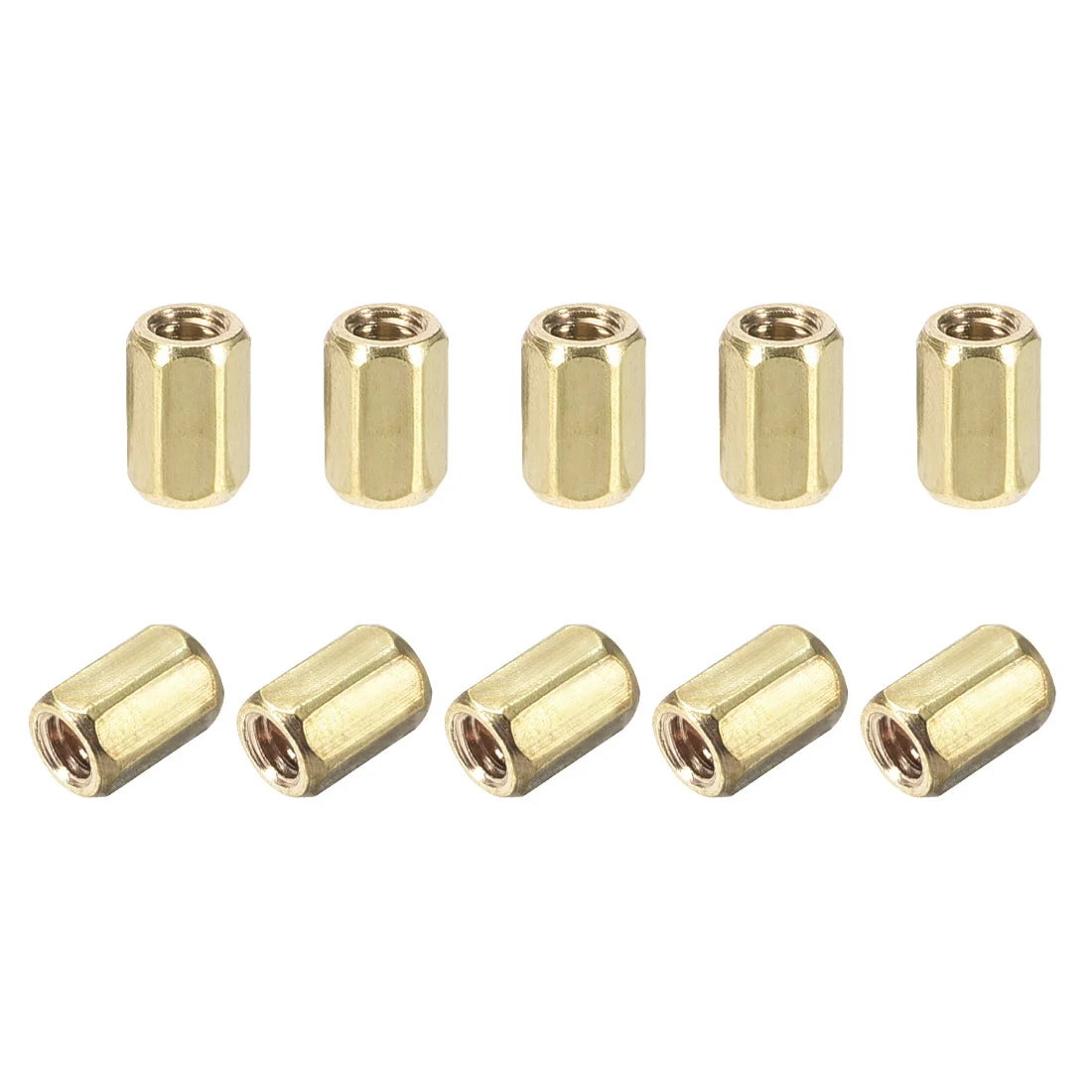Uxcell M2 Female to Female Hex Brass Spacer Standoff 20pcs