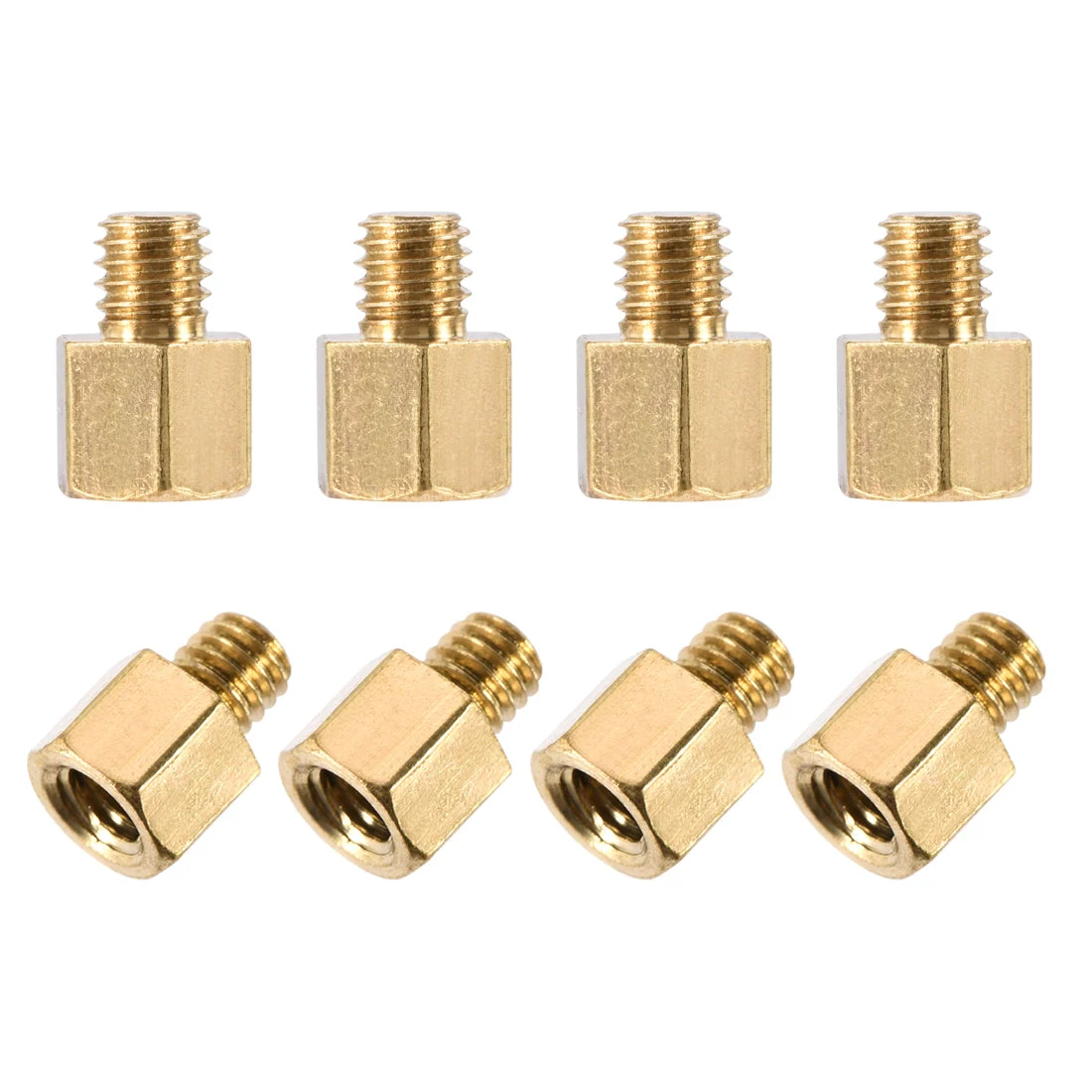 Uxcell M3 Male to Female Hex Brass Spacer Standoff 20pcs