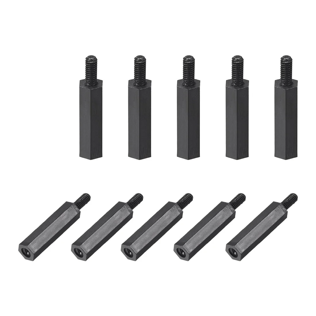 Uxcell M2.5 Male to Female Hex Nylon Spacer Standoff 150pcs